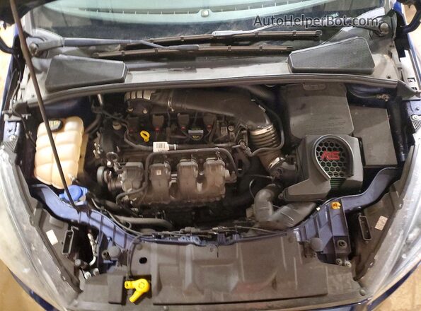 1FADP3L94GL265799 2016 FORD FOCUS Синий Вид задней части салона
