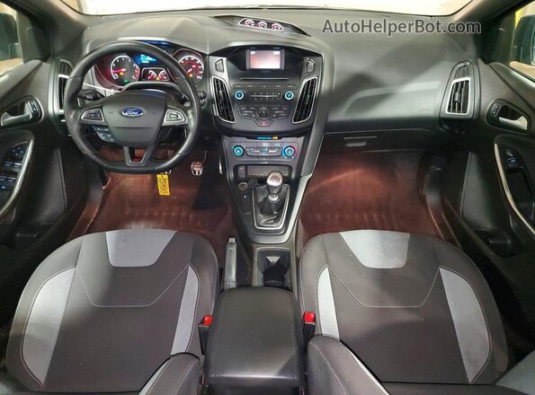 1FADP3L94GL265799 2016 FORD FOCUS Синий Вид панели приборов