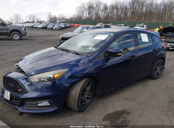 1FADP3L95GL201612 2016 FORD FOCUS ST Синий Передняя левая четверть