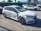 2016 Ford Focus St   White vin: 1FADP3L96GL225756