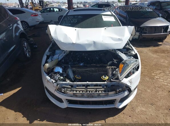 1FADP3L96JL282899 2018 FORD FOCUS ST White Vista del cuadro de instrumentos