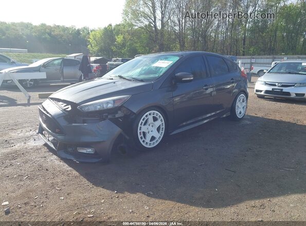 1FADP3L98GL229646 2016 FORD FOCUS ST Gray წინა მარცხენა ხედი სამი მეოთხედიდან
