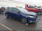 2017 Ford Focus Sel Blue vin: 1FADP3M20HL246265