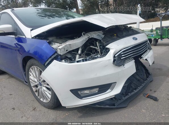 1FADP3N24GL345989 2016 FORD FOCUS White Instrument cluster view