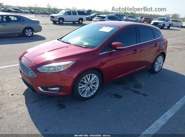 1FADP3N25GL388480 2016 FORD FOCUS Red Vista tres cuartos delantera izquierda