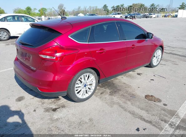 1FADP3N25GL388480 2016 FORD FOCUS Red Trasero derecho