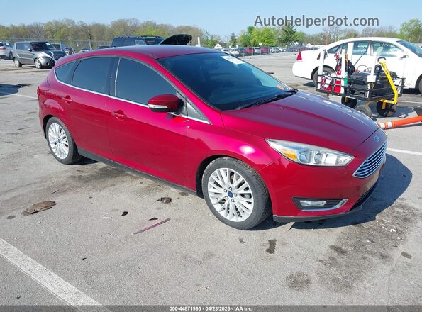 1FADP3N25GL388480 2016 FORD FOCUS Red Delantero derecho