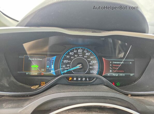 1FADP5BU2GL112145 2016 FORD C-MAX Gold Instrument cluster view