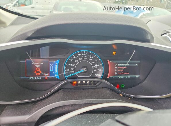 1FADP5BU3GL110890 2016 FORD C-MAX Черный Вид щитка приборов