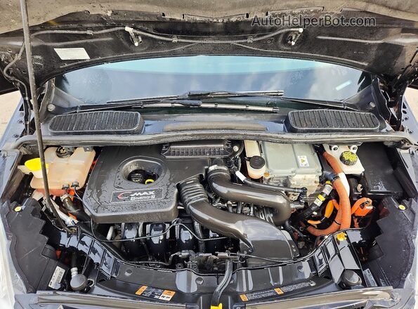 1FADP5CU2GL119742 2016 FORD C-MAX Black Вид підкапотного простору