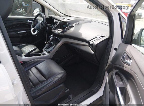 1FADP5CU3GL113318 2016 FORD C-MAX ENERGI White Widok wnętrza z przodu