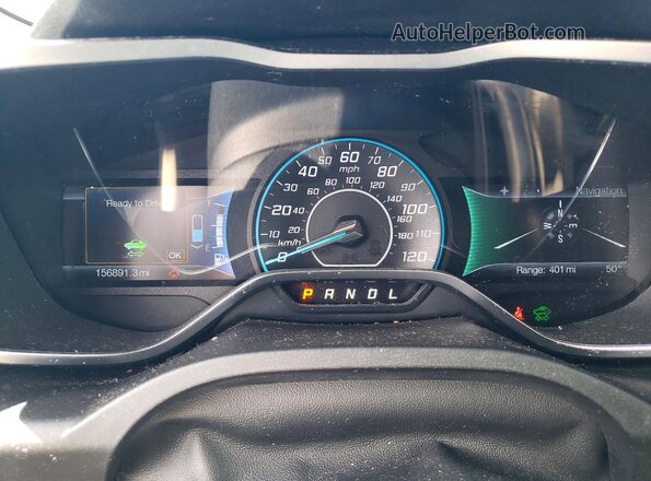 1FADP5CU5GL105852 2016 FORD C-MAX Blue Widok zestawu wskaźników