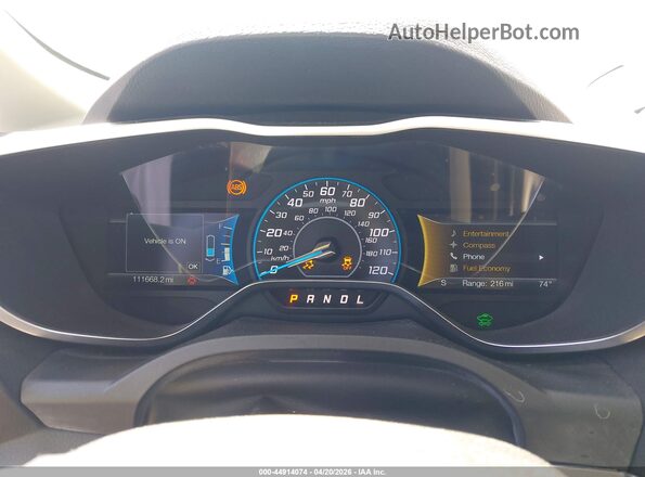 1FADP5CU6GL112079 2016 FORD C-MAX ENERGI Серебряный Вид задних сидений