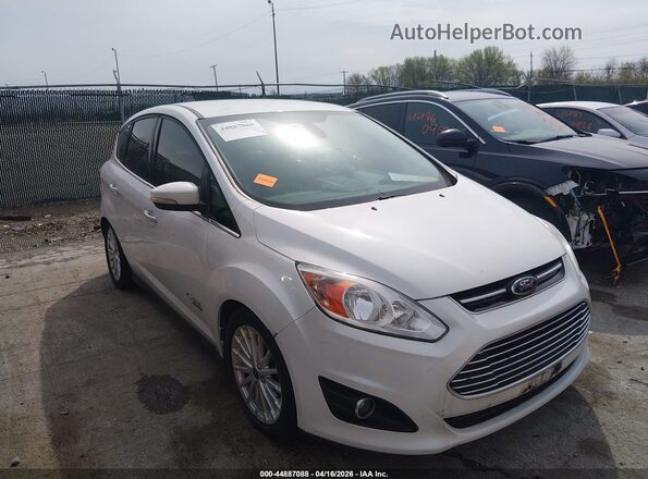 1FADP5CUXGL110626 2016 FORD C-MAX ENERGI Белый Передняя правая четверть