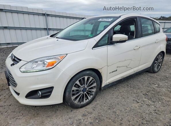 1FADP5DU3JL100221 2018 FORD C-MAX Белый Передняя левая четверть