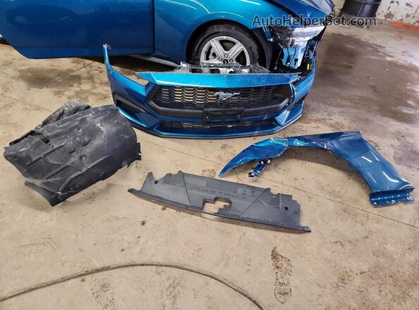 1FAGP8UH4T5112323 2026 FORD MUSTANG Бирюзовый Вид подкапотного пространства