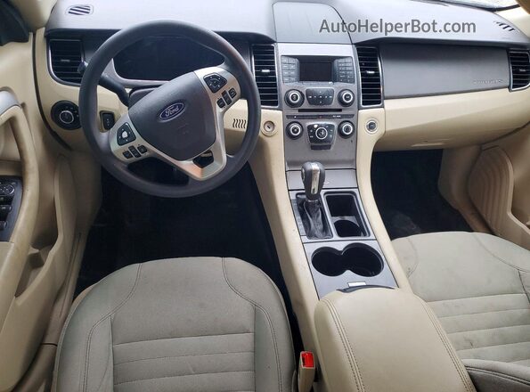 1FAHP2D87HG138735 2017 FORD TAURUS Белый Вид панели приборов