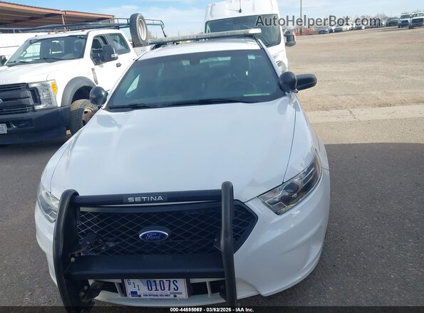 1FAHP2L8XGG128331 2016 FORD POLICE INTERCEPTOR Белый Вид щитка приборов