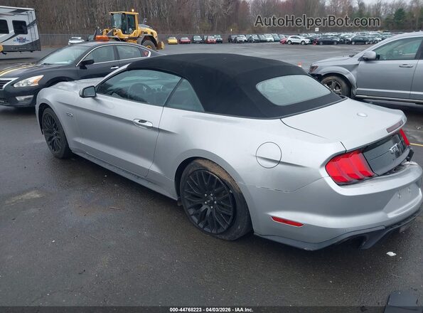 1FATP8FF3K5196899 2019 FORD MUSTANG Серебряный Задняя левая четверть