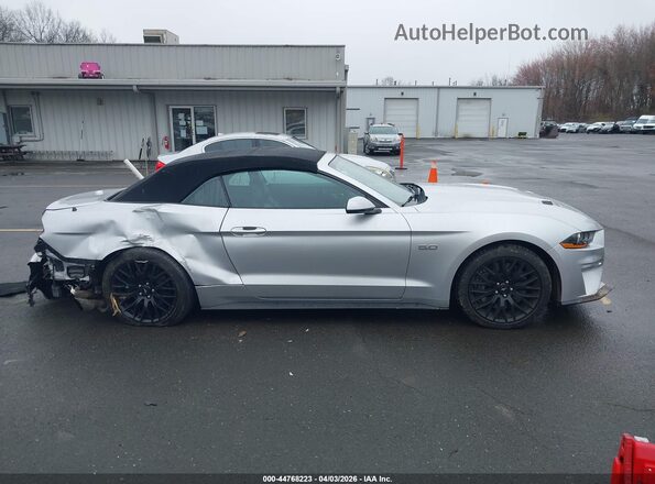 1FATP8FF3K5196899 2019 FORD MUSTANG Серебряный Панорамный вид салона 360°