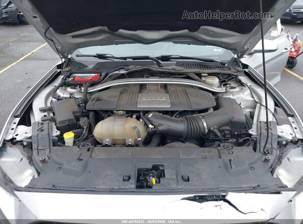 1FATP8FF3K5196899 2019 FORD MUSTANG Серебряный Вид сзади