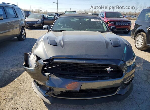 1FATP8FF5G5309596 2016 FORD MUSTANG Gray Widok z przodu
