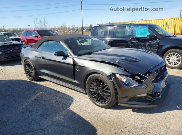 1FATP8FF5G5309596 2016 FORD MUSTANG Gray Przód prawy