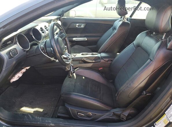 1FATP8FF5G5309596 2016 FORD MUSTANG Gray Widok wnętrza z przodu