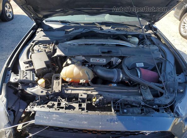 1FATP8FF5G5309596 2016 FORD MUSTANG Gray Widok wnętrza z tyłu