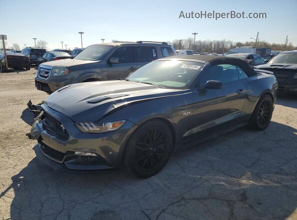 1FATP8FF5G5309596 2016 FORD MUSTANG Gray Przód lewy
