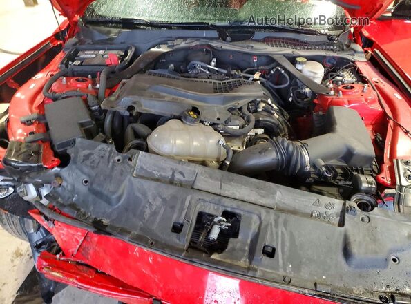 1FATP8UH2N5115190 2022 FORD MUSTANG Красный Вид задней части салона