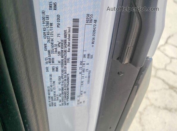 1FBAX2C89TKA05675 2026 FORD TRANSIT White Vista de los asientos traseros