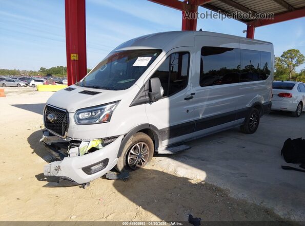 1FBAX2CG4PKB83295 2023 FORD PASSENGER Gray Առջևի ձախ երեք քառորդ տեսարան