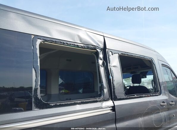 1FBAX2CM3HKA18605 2017 FORD TRANSIT-350 Gray 
