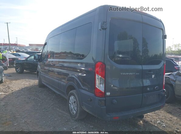 1FBAX2CM3HKA18605 2017 FORD TRANSIT-350 Gray Trasero izquierdo