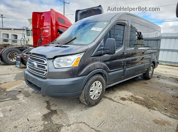 1FBZX2CG6GKA04483 2016 FORD TRANSIT Серый Передняя левая четверть