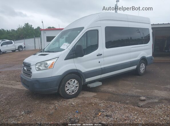 1FBZX2XM0GKB25946 2016 FORD TRANSIT-350 White წინა მარცხენა ხედი სამი მეოთხედიდან