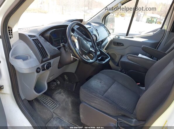 1FBZX2ZM2GKA97242 2016 FORD TRANSIT-350 White Widok wnętrza z przodu