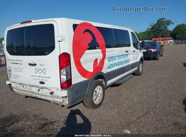 1FBZX2ZM4HKA60579 2017 FORD TRANSIT-350 White Tył prawy