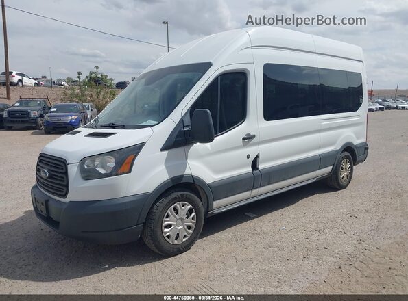 1FDZX2XM4HKB32908 2017 FORD TRANSIT-350 White წინა მარცხენა ხედი სამი მეოთხედიდან