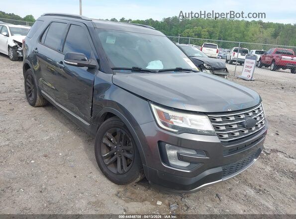 1FM5K7D80HGC74578 2017 FORD FORD EXPLORER Серый Передняя правая четверть