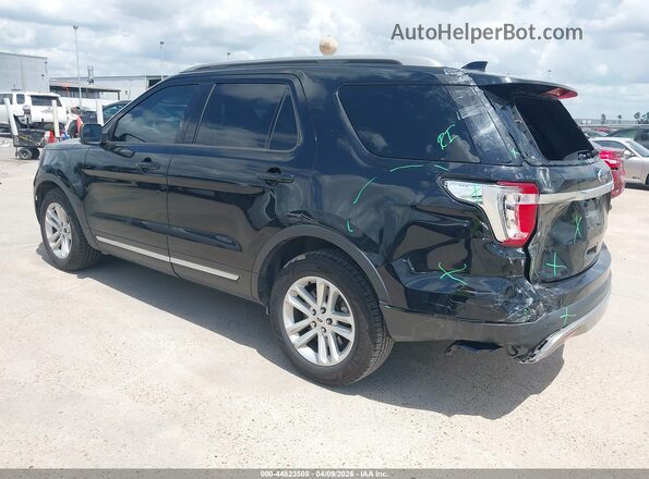 1FM5K7D82HGA93059 2017 FORD FORD EXPLORER Черный Задняя левая четверть
