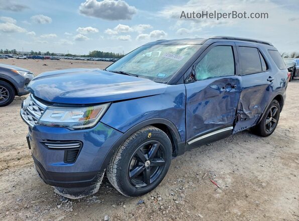 1FM5K7D82KGA07885 2019 FORD FORD EXPLORER Gray Przód lewy