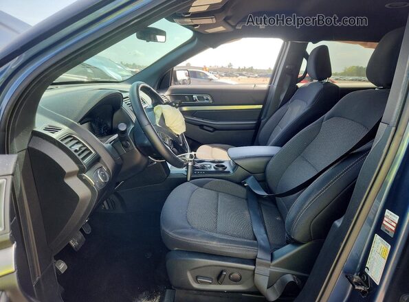 1FM5K7D82KGA07885 2019 FORD FORD EXPLORER Gray Widok wnętrza z przodu