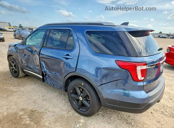 1FM5K7D82KGA07885 2019 FORD FORD EXPLORER Gray Tył lewy