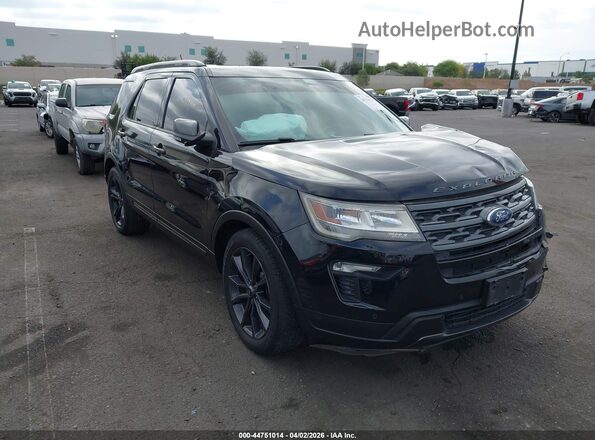 1FM5K7D82KGA52034 2019 FORD FORD EXPLORER Черный Передняя правая четверть
