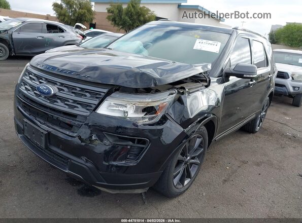 1FM5K7D82KGA52034 2019 FORD FORD EXPLORER Черный Передняя левая четверть
