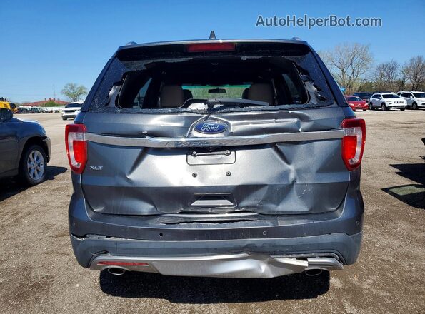 1FM5K7D84GGC87364 2016 FORD FORD EXPLORER Серый Вид сзади