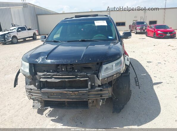 1FM5K7D84GGD35896 2016 FORD FORD EXPLORER Черный Вид задней части салона