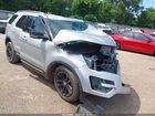 2016 Ford Explorer Xlt Silver vin: 1FM5K7D85GGD01773
